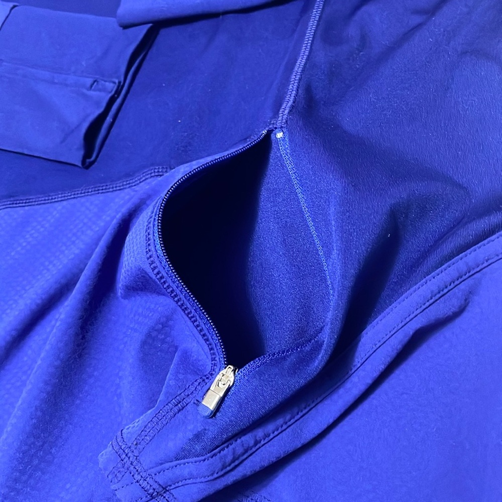 Athleta Plush Tech Hoodie 3.0 SAPPHIRE BLUE #721643 Size Medium Tall MT - Picture 9 of 14
